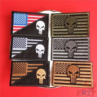 Miếng vá ủi thêu phong cách MARVEL Punisher độc đáo