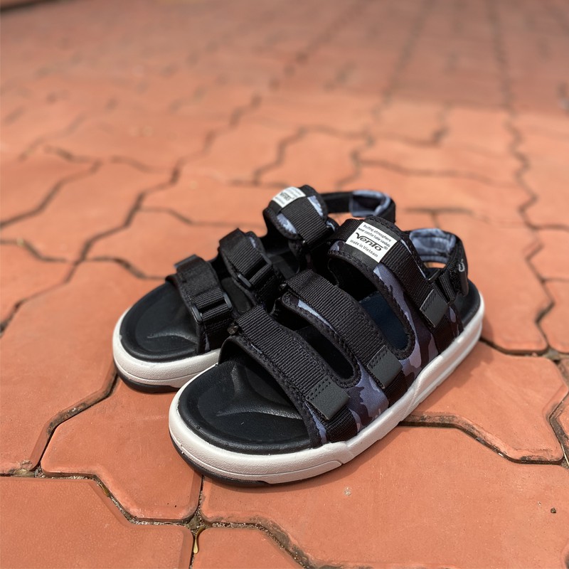 Sandal Vento Nam Nữ SD1001 Đen Camo