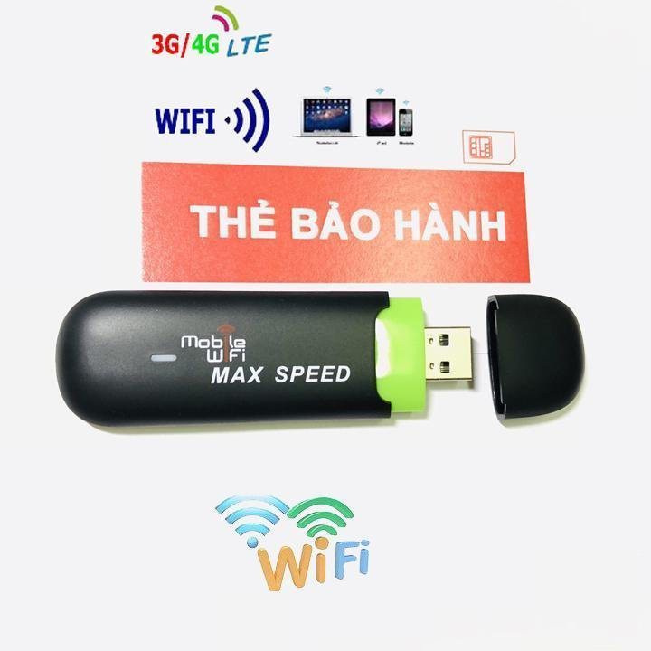 (SIÊU GIẢM GIÁ) USB phát WIFI cầm tay MAX SPEED, ở đâu cần Wifi ở đó có MAX SPEED, kết nối nhiều thiết bị cùng 1 lúc