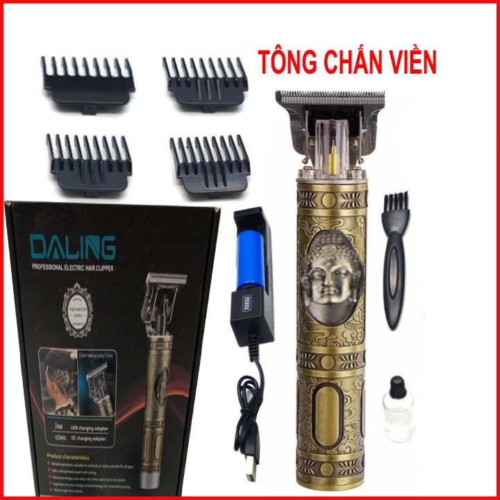 Tông đơ cắt tóc kiêm chấn viền DALING nhỏ gọn- êm - sắc