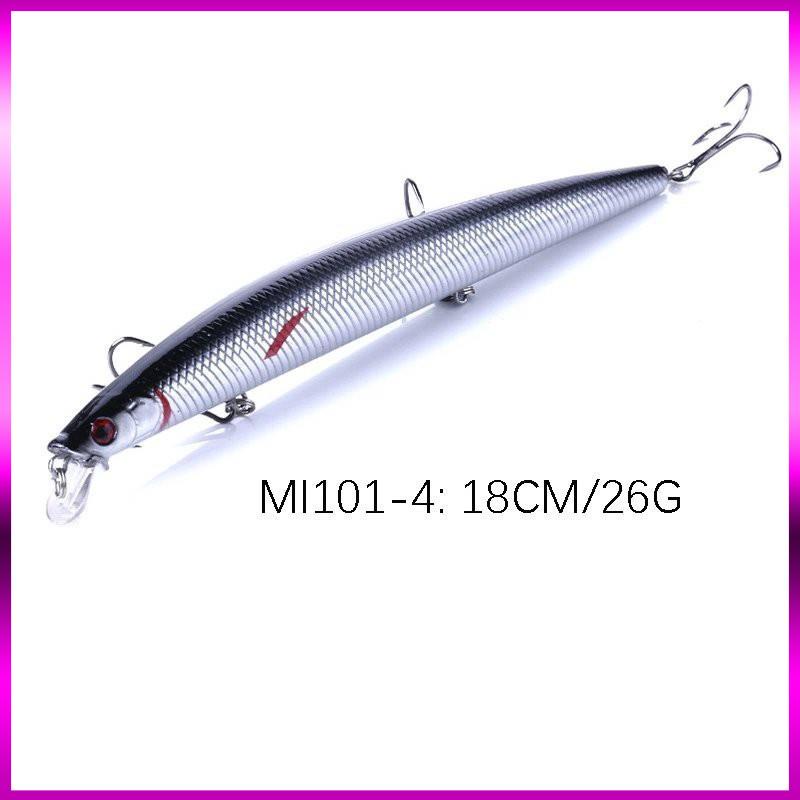 ⭐  Mồi Câu lure, cá chẽm , có mú, cá ngão , cá biển dài 18cm nặng 26gr