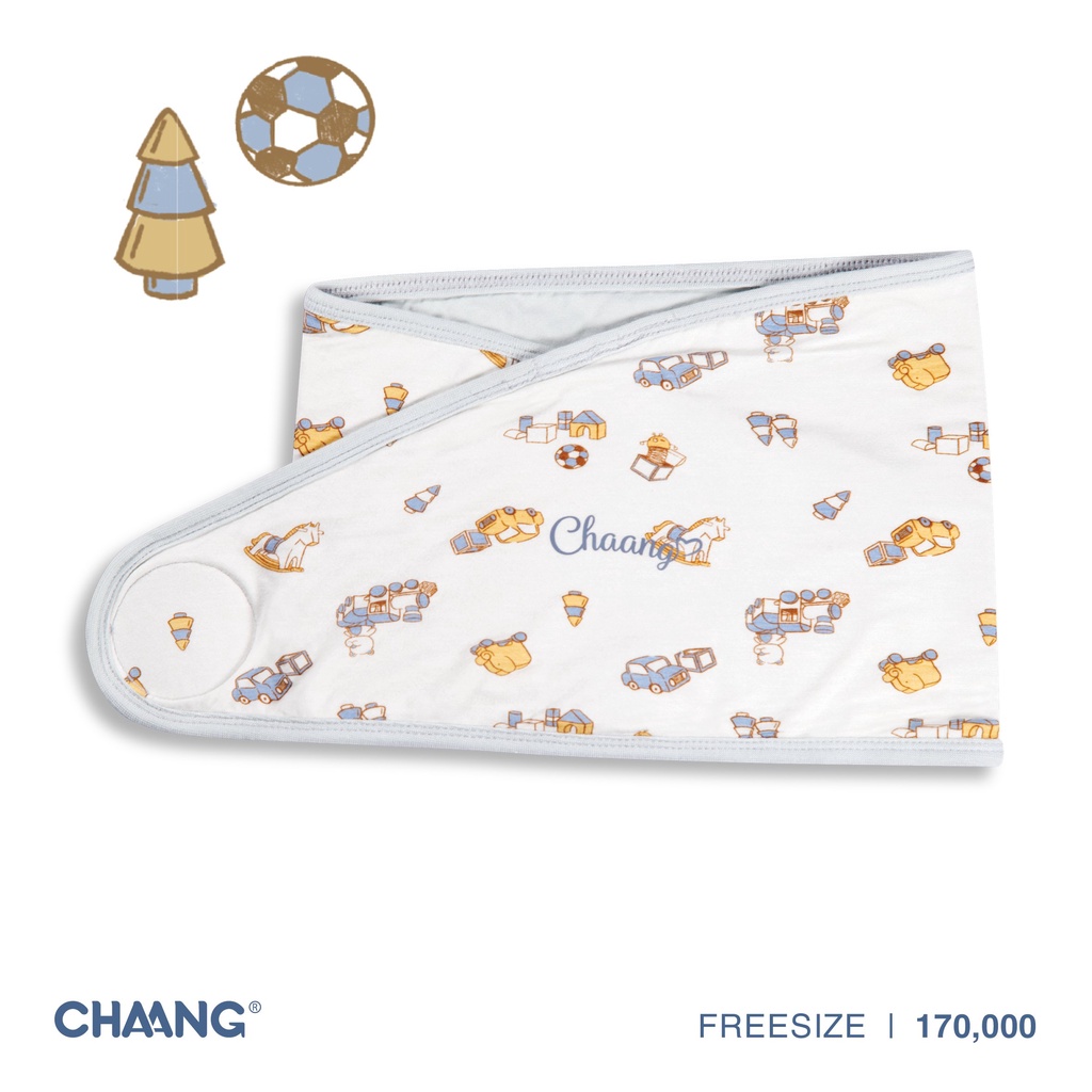 CHAANG Quấn kén Hugme Active chất liệu cotton cho bé