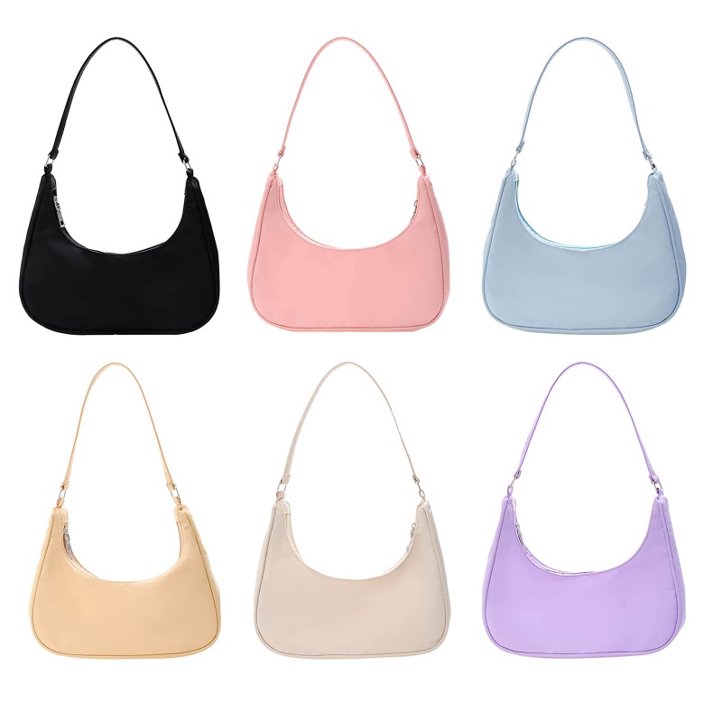 Túi Xách Tay / Đeo Vai Cỡ Nhỏ Bằng Nylon Phong Cách Boho Dễ Thương Thời Trang Cho Nữ