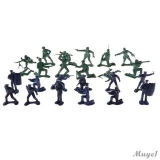 Set 24 Mô Hình Lính Quân Đội Bằng Nhựa 5cm
