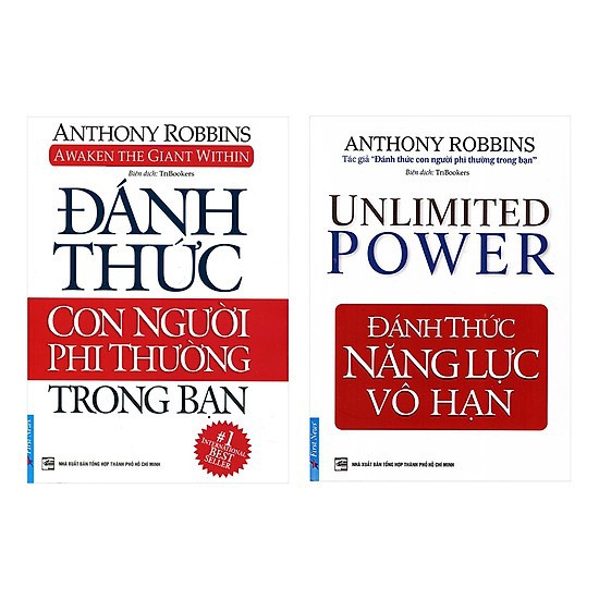 Sách - Combo Đánh Thức Con Người Phi Thường Trong Bạn + Đánh Thức Năng Lực Vô Hạn (Bìa mềm) - FirstNews