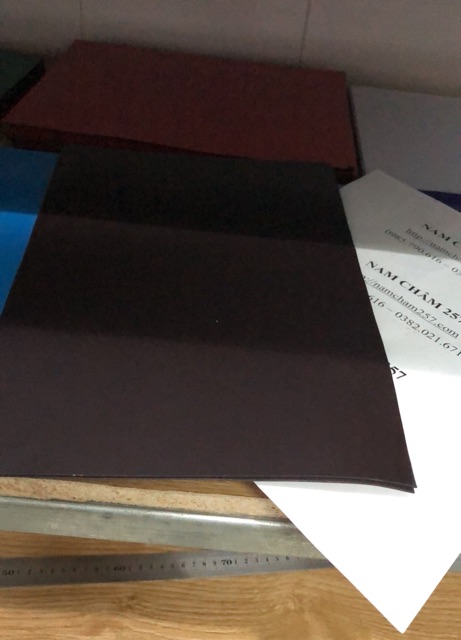 [Xả Kho] Nam châm dẻo A4 dày 2mm màu nâu, nam châm dạng dẻo dễ cắt và sử dụng.