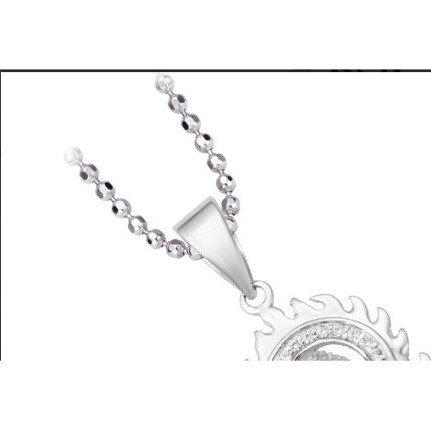 Móc khóa kẹp mặt dây chuyền chắc chắn inox thép không gỉ, không đen
