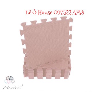 Thảm xốp ghép miếng đơn màu Smile Puzzle