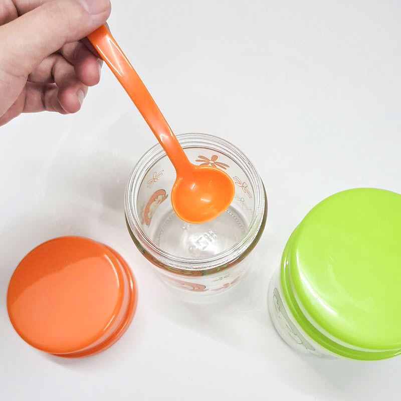 Hộp đựng gia vị thủy tinh nhà bếp tặng kèm thìa,lọ thủy tinh đựng gia vị