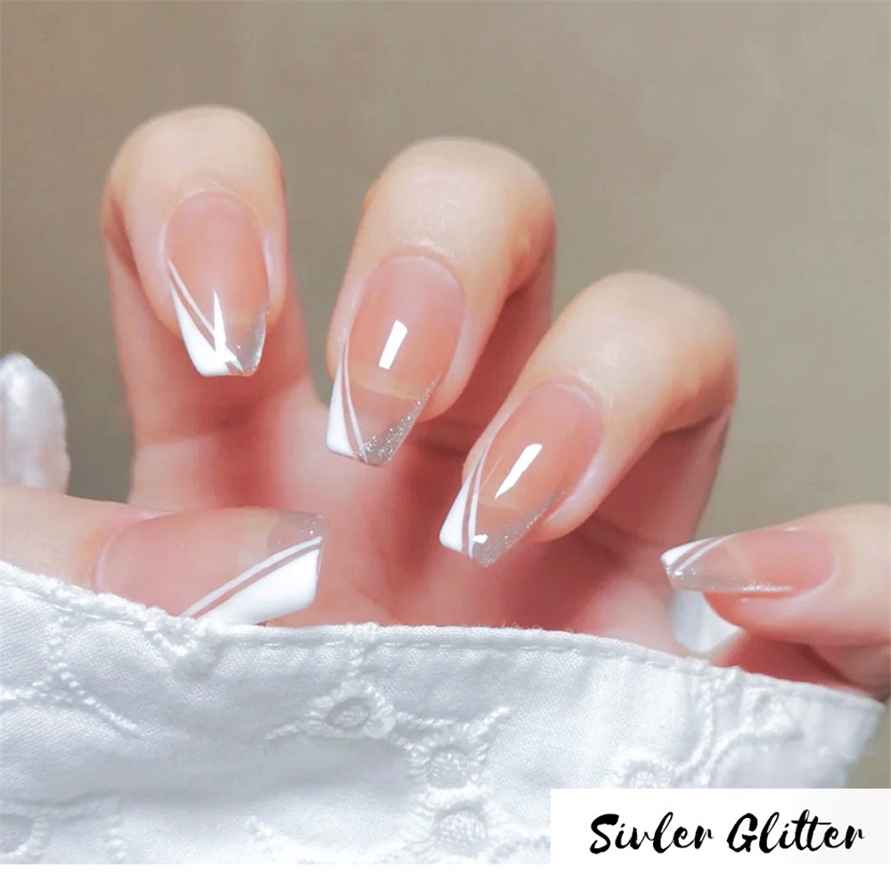 Miếng Dán Trang Trí Móng Tay 3D Lấp Lánh Thời Trang