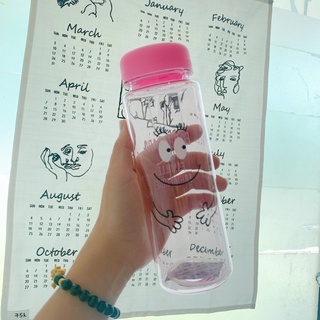 Bình nước barbapapa 500ml - bình nước hq