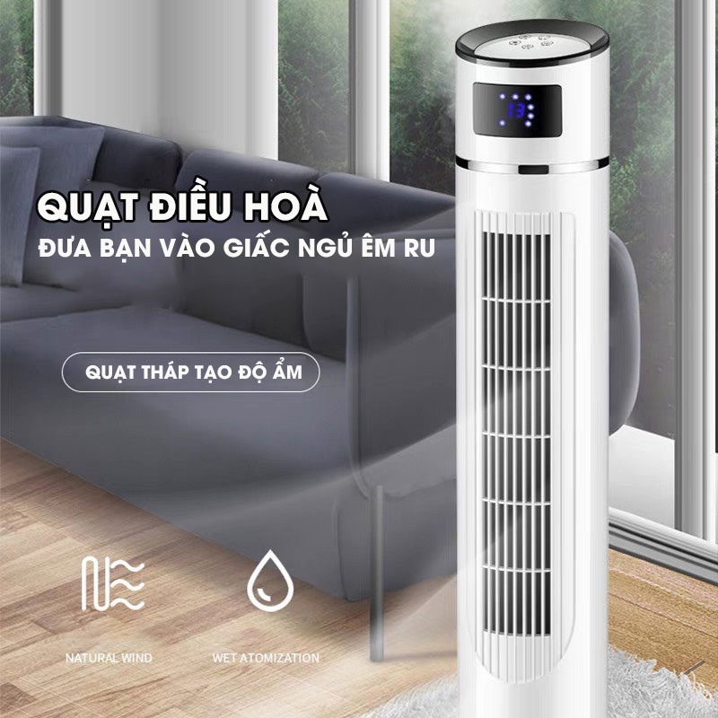 [SALE SỐC] Quạt điều hoà không khí - QUẠT THÁP KHÔNG CÁNH  - QUẠT CÂY ĐỨNG SIÊU MÁT SIÊU TIỆN LỢI