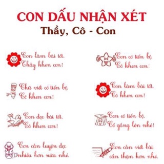 Con dấu nhận xét Tiểu học hãng Trodat