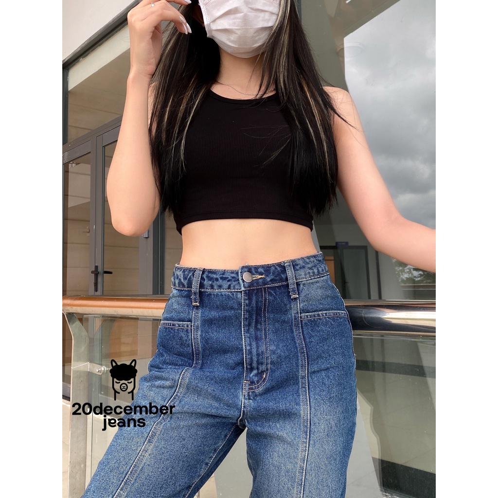 Quần ống suông MINA jeans 20decemberjeans mã 1026