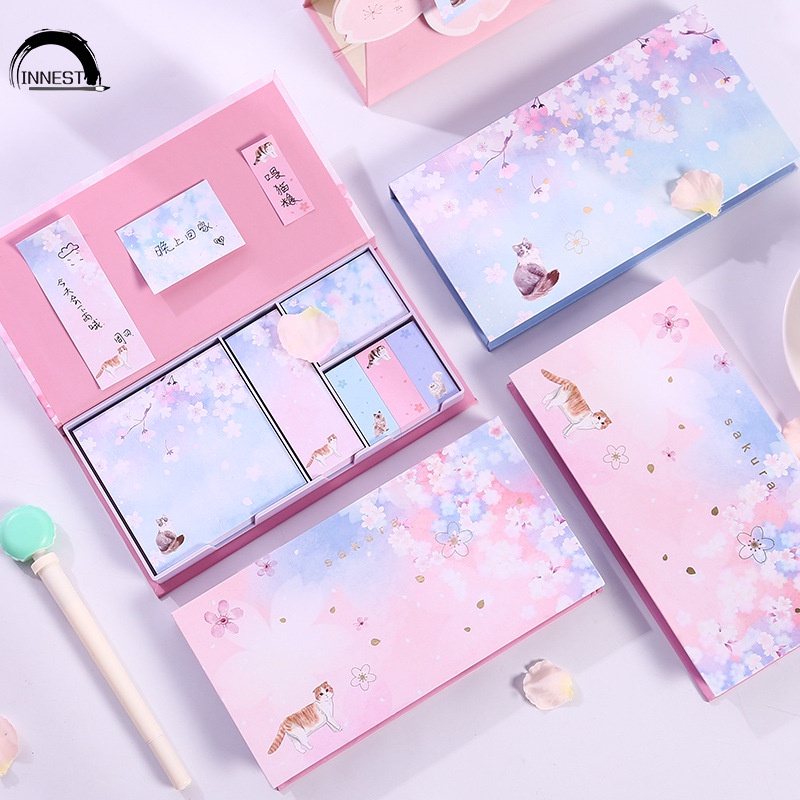 Set Giấy Ghi Chú 6 Trong Một Họa Tiết Bầu Trời Sao Tiện Dụng