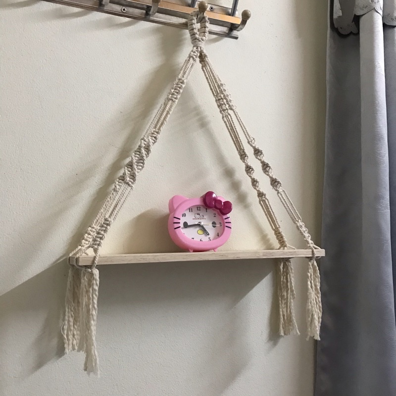 KỆ GỖ TRANG TRÍ HOẠ TIẾT - KỆ GỖ MACRAME