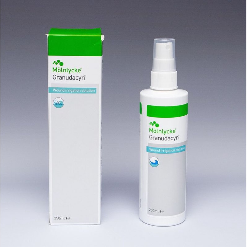 Dung dịch rửa vết thương Granudacyn 250ml dạng xịt