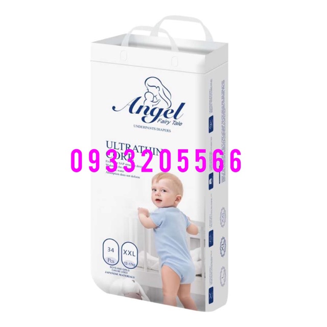 Combo 2 bịch bỉm quần Angel đủ size M40, L38, XL36, XXL34