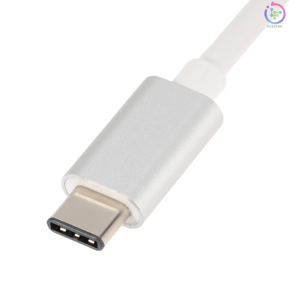 USB 3.1 Type-C to Mini DisplayPort MDP Mini DP 1080p HDTV Hub Adapter Data Cable Replacement for New MacBook 12