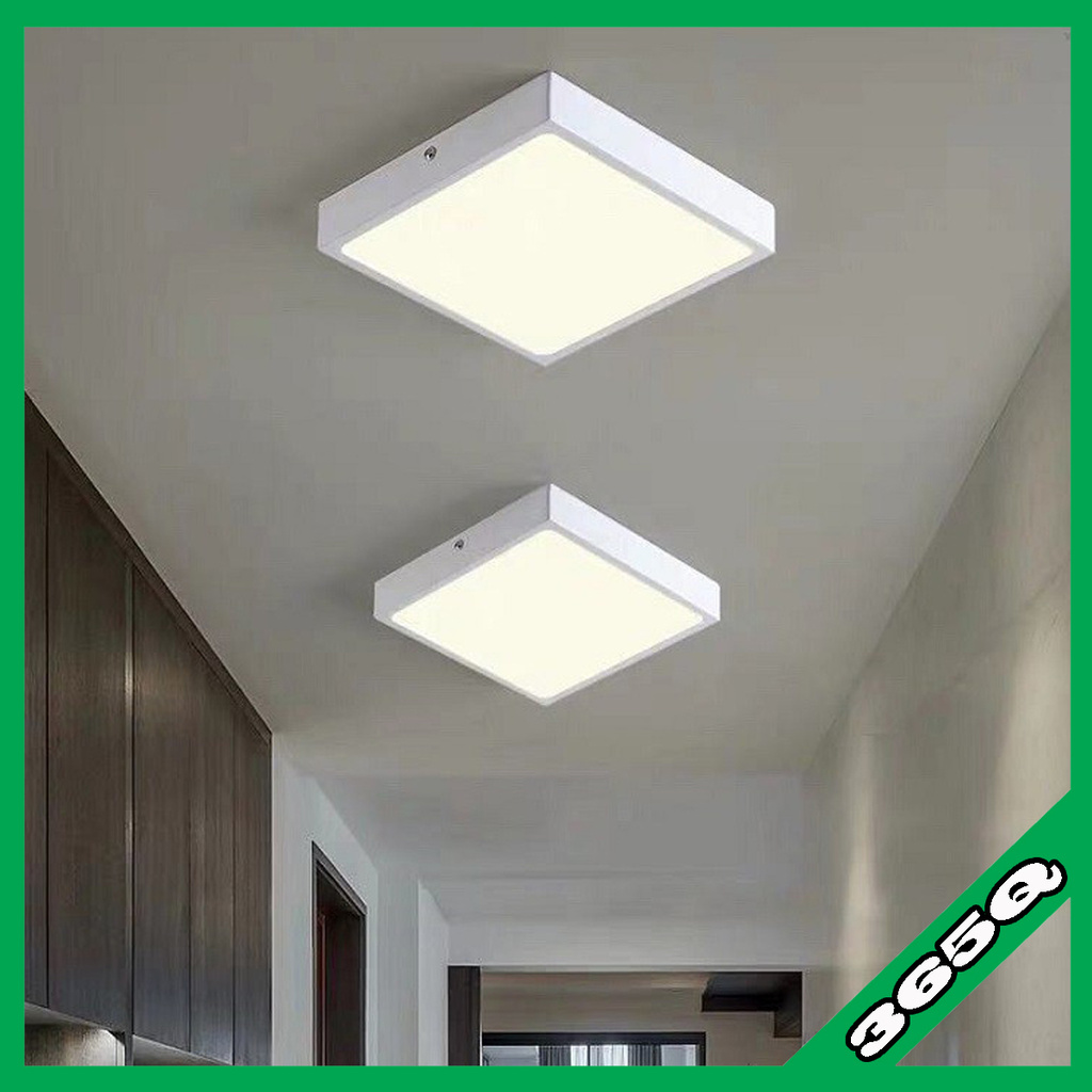 Đèn LED ốp trần vuông 18W ánh sáng trắng tiết kiệm điện