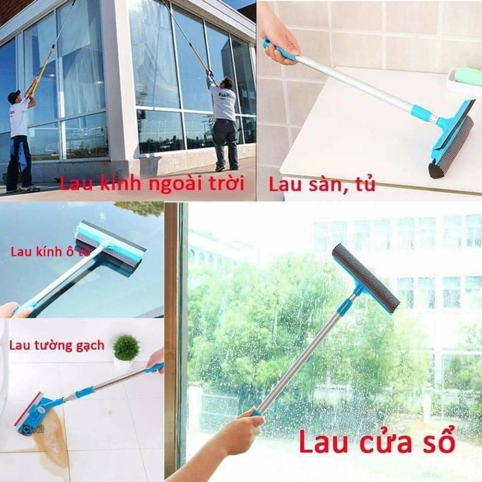 Cây lau kính cán dài Extendable Squeegee Lock&amp;Lock (ETM418)