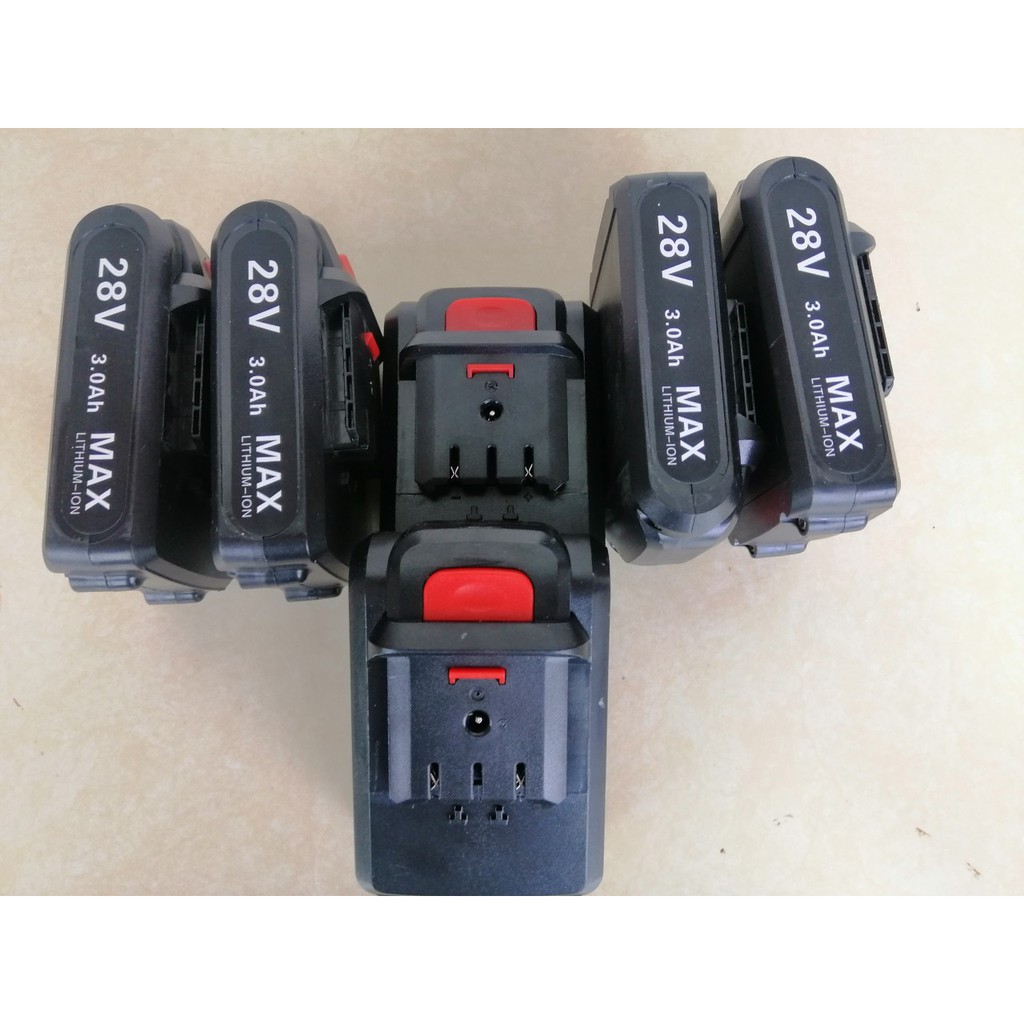 Pin 28v MAX VOTO Thay Thế Cho Máy 21v,24v,26v,28v Cùng Chân