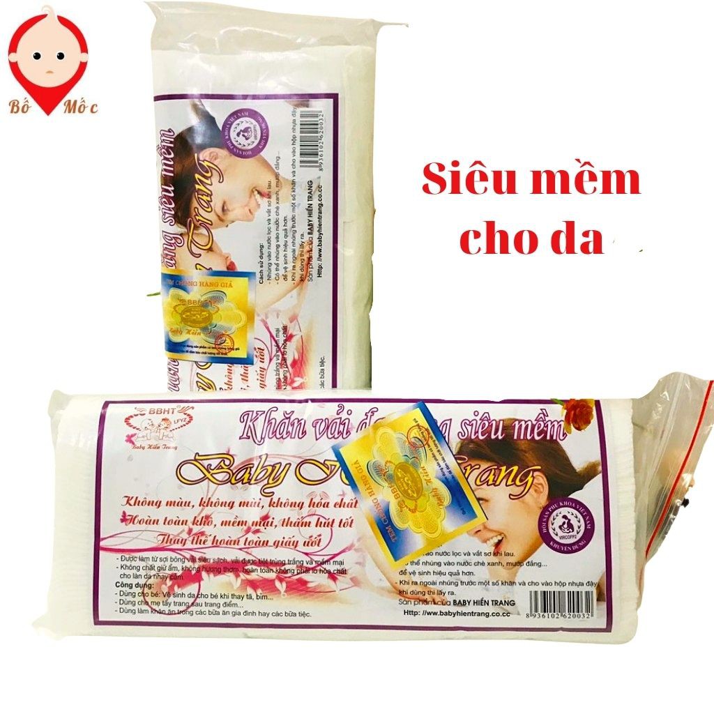 Khăn Giấy Khô Đa Năng - KHĂN Vải Đa Năng Cho Mẹ Và Bé - Shop Bố Mốc