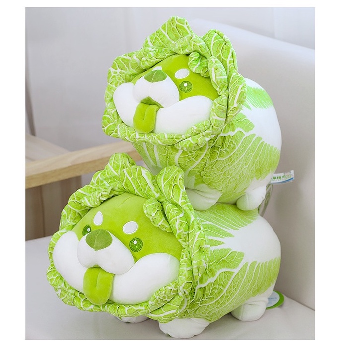 Gấu bông chó shiba bắp cải Vegetable Fairy siêu dễ thương kích thước 30-35-45cm NEOCI