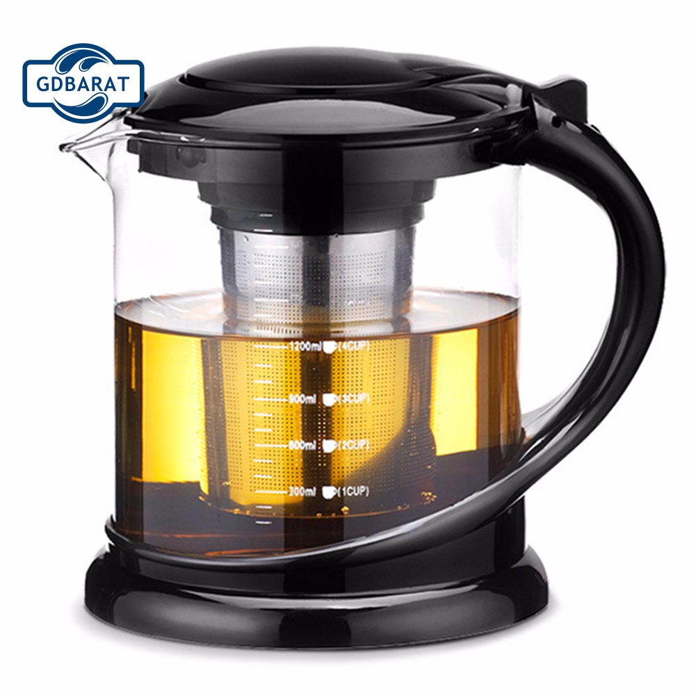 Ấm Trà Bằng Thủy Tinh Chịu Nhiệt 1000 / 1800ml