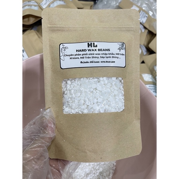 200GR Sáp VỤN  Hard Wax Beans, Sáp Dừa+ Sáp Trong chất lượng không đổi, siêu bám lông