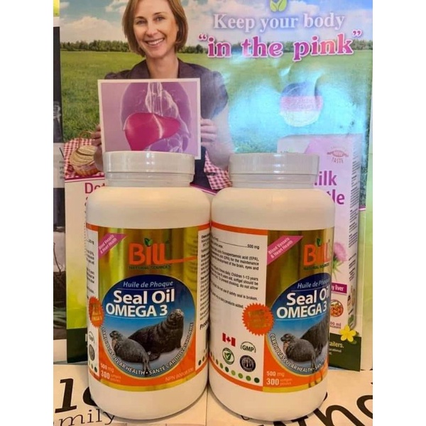 Dầu Cá Hải Cẩu Omega 369, DHA cho trẻ em và người lớn