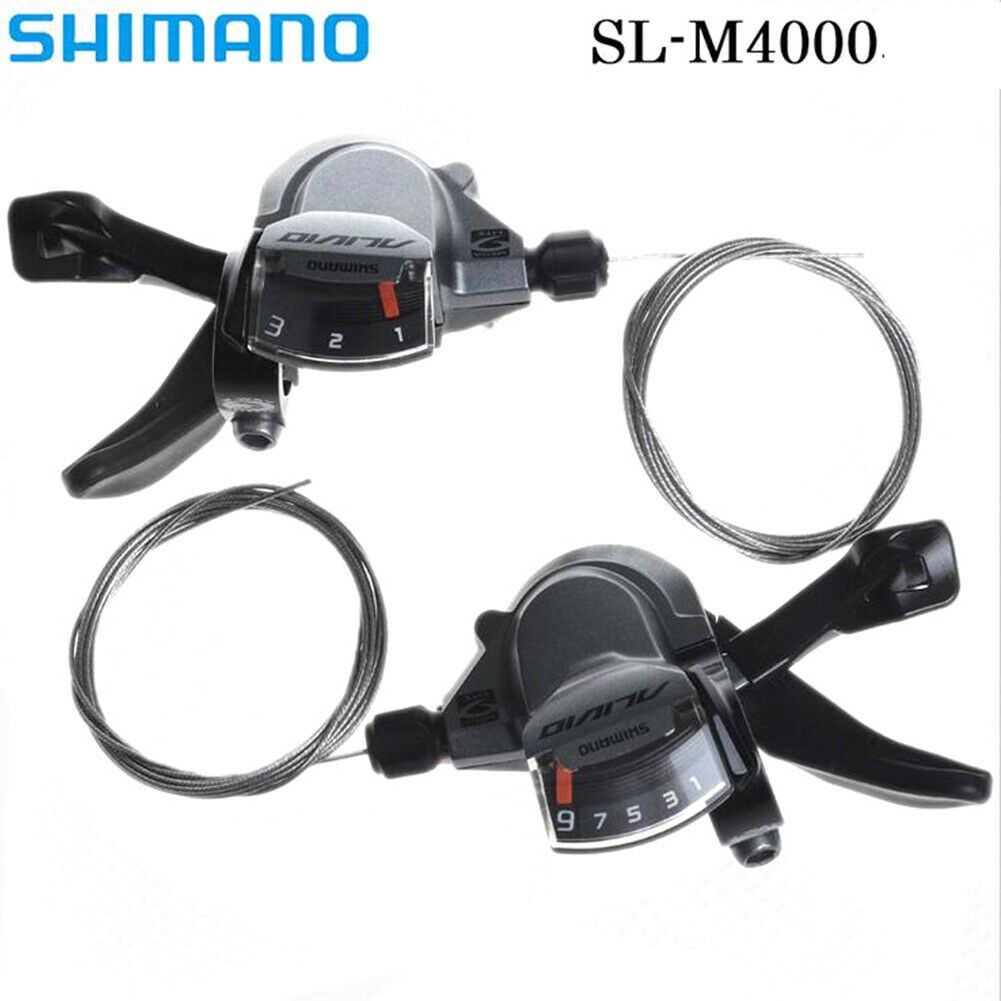 Cần Gạt Số Trái Phải Shimano Alivio Sl M4000 3x9s 27 Kèm Dây Cáp Bên Trong