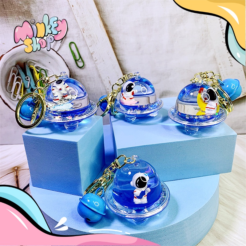 Móc Khóa PHG Đĩa Bay Nhiều Hình Cute, Phụ Kiện Túi Xách Dễ Thương - Minkey