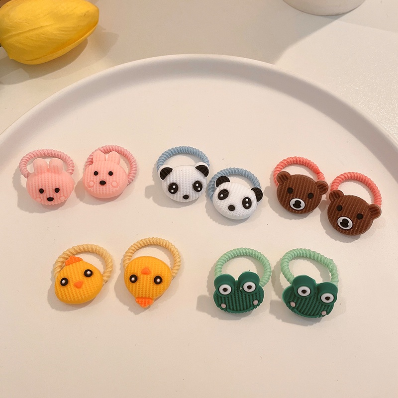 Set 10 Bộ Dây Thun Cột Tóc Độ Co Giãn Cao Cho Bé Hàn Quốc