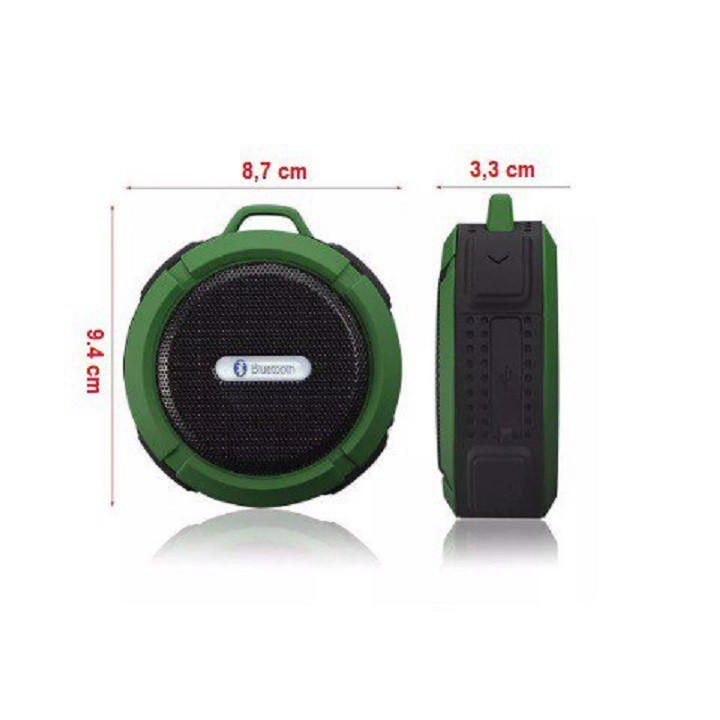 Loa Bluetooth C6, Đa Năng Thiết Kế Nhỏ Gọn, Loa Cầm Tay Không Dây, Bass Cực Đỉnh, Hỗ Trợ Kết Nối Thẻ Nhớ Tf, Đài Fm-NBC6