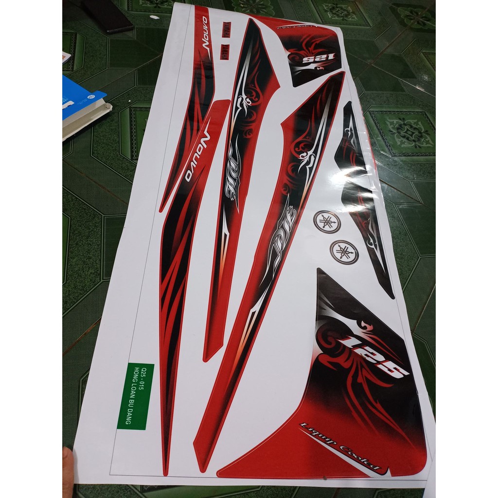 tem rời nouvo 5 chế từ no4 xe đỏ