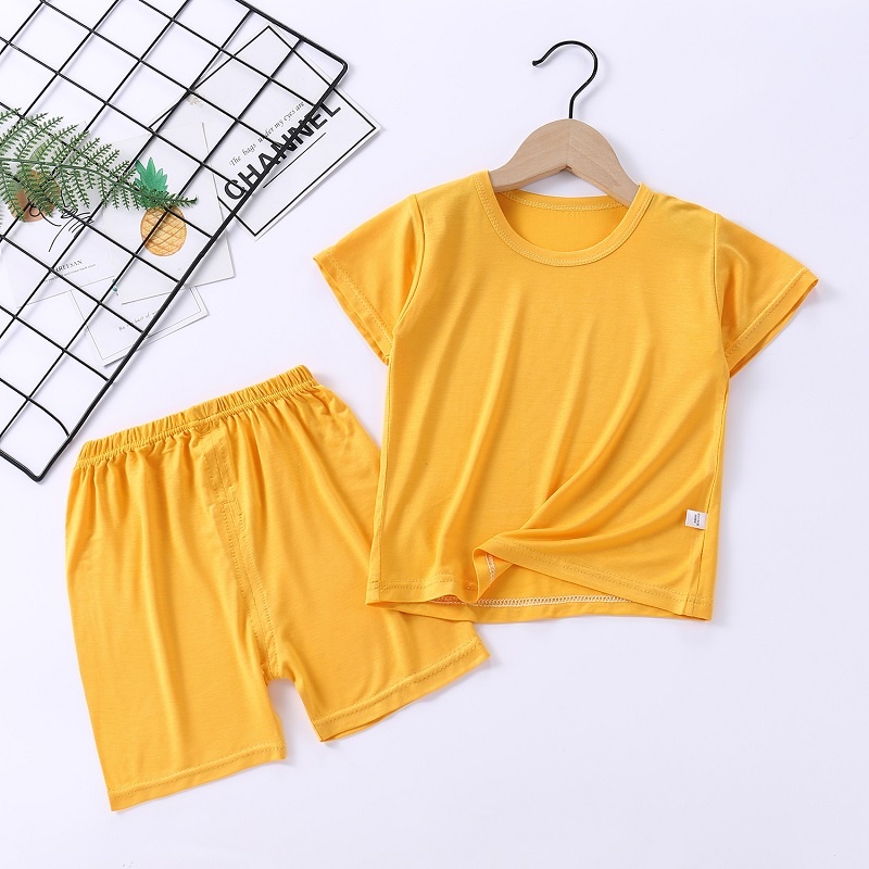 Quần áo Bé Trai, Bé Gái dễ thương, Bộ cộc tay cho bé mặc nhà, Bộ quần áo trẻ em mùa hè 4-18kg