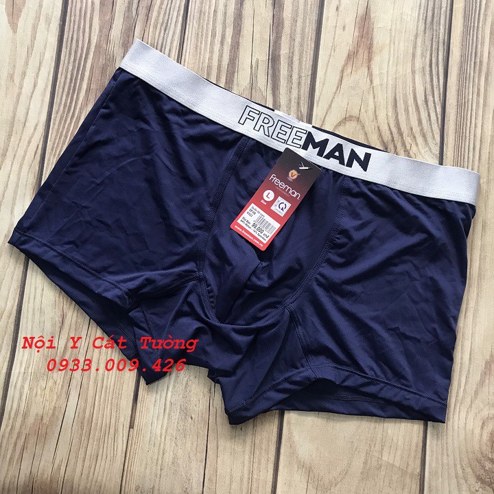 Quần Lót Nam Dạng Đùi Thun Lạnh FREEMAN Boxer ( giao màu ngẫu nhiên)