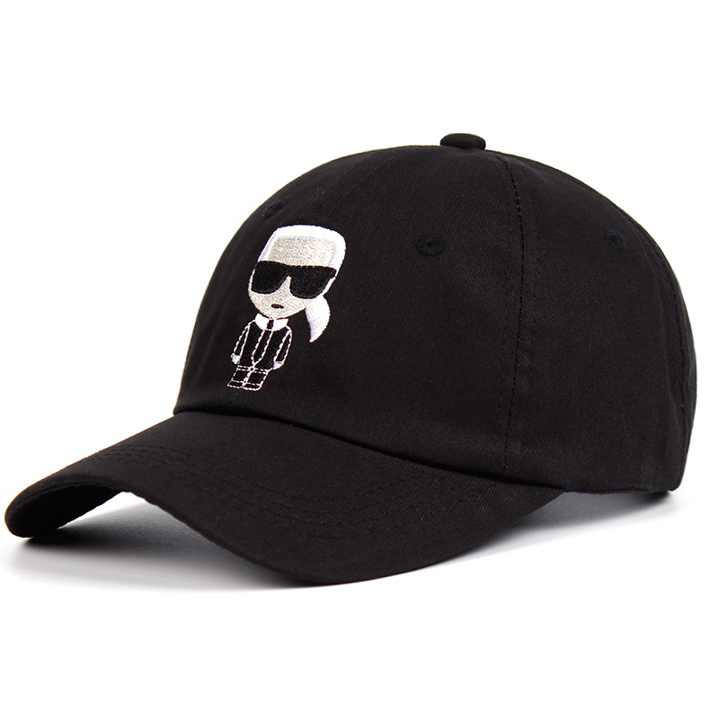 Mũ Lưỡi Trai Chất Liệu 100% Cotton Thêu Họa Tiết Karl Lagerfeld Độc Đáo