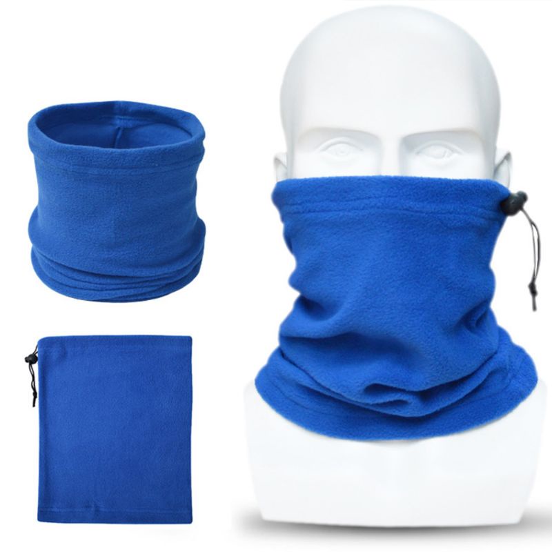 Găng Tay Lái Xe Balaclava Vải Lông Cừu Dày Màu Trơn Giữ Ấm Mùa Đông Cho Nam Và