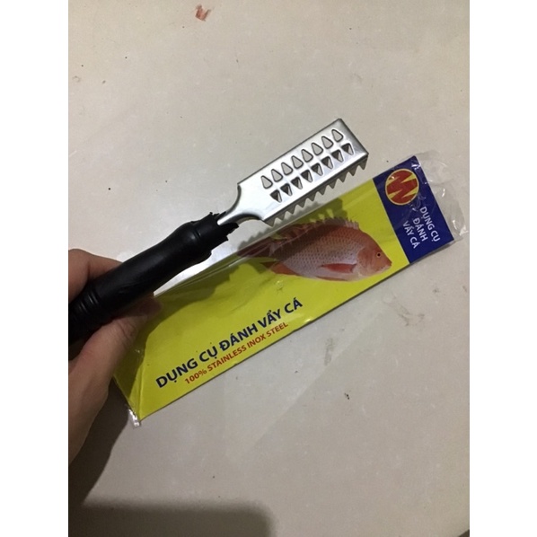 Dụng cụ đánh vảy cá bằng inox - dụng cụ lóc vảy cá