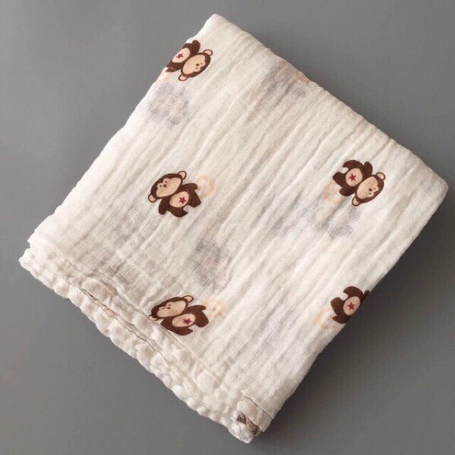 Khăn Tắm Sợi Tre Aden Cho Bé