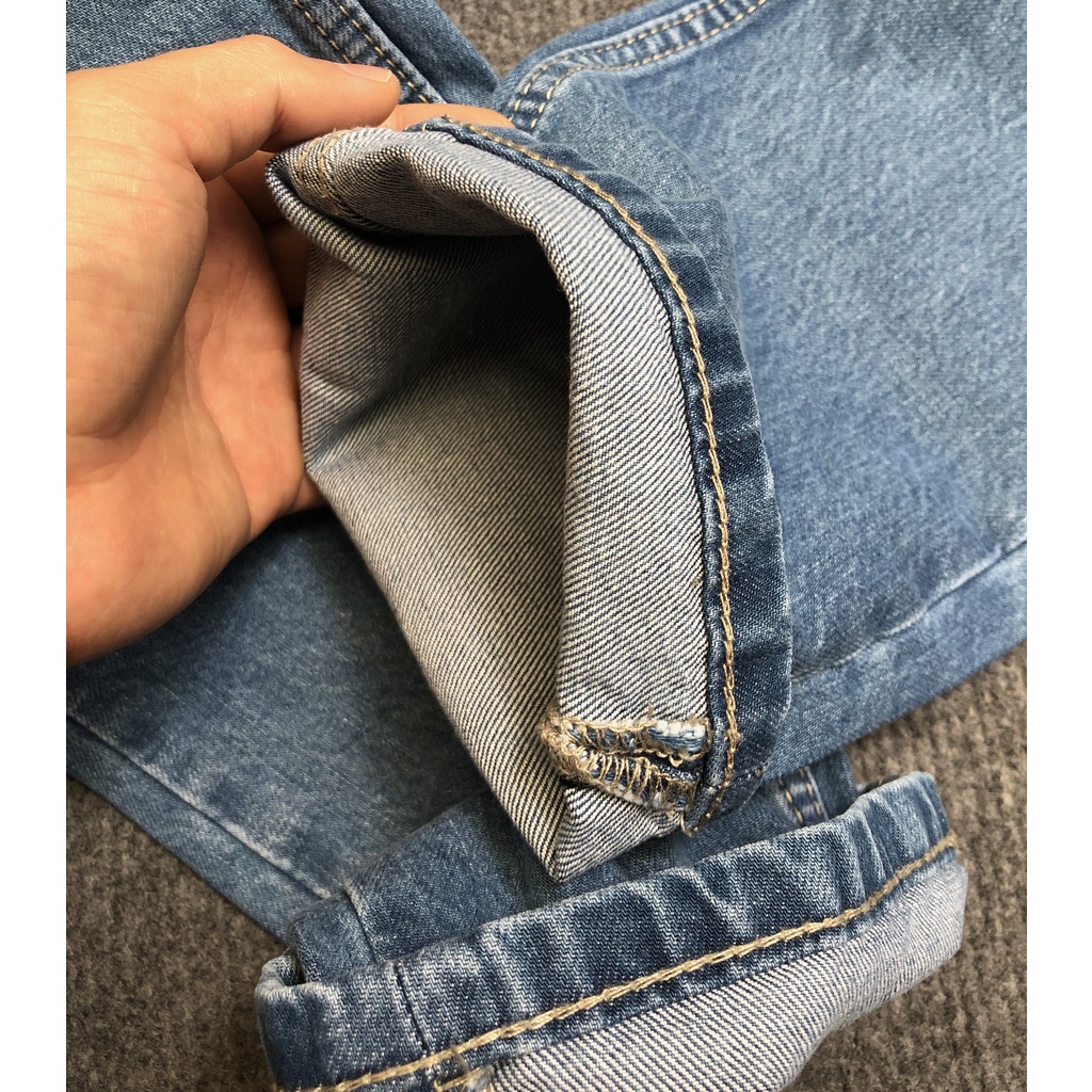 Quần jean dài nam ống suông Lv 501 (Form suông,chất vải ko co dãn,ống quần 20cm) S16 | BigBuy360 - bigbuy360.vn