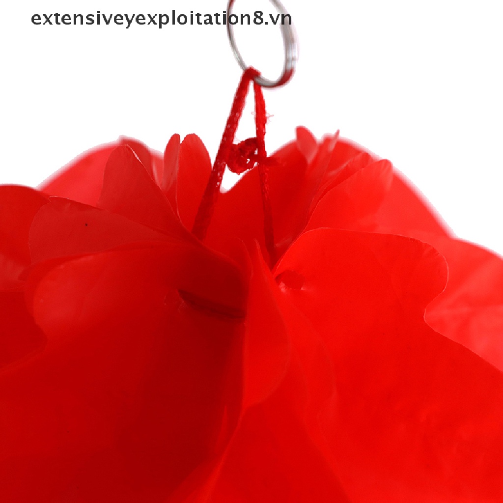 Set 6 Lồng Đèn Giấy Màu Đỏ Phong Cách Trung Hoa Trang Trí Năm Mới 2020