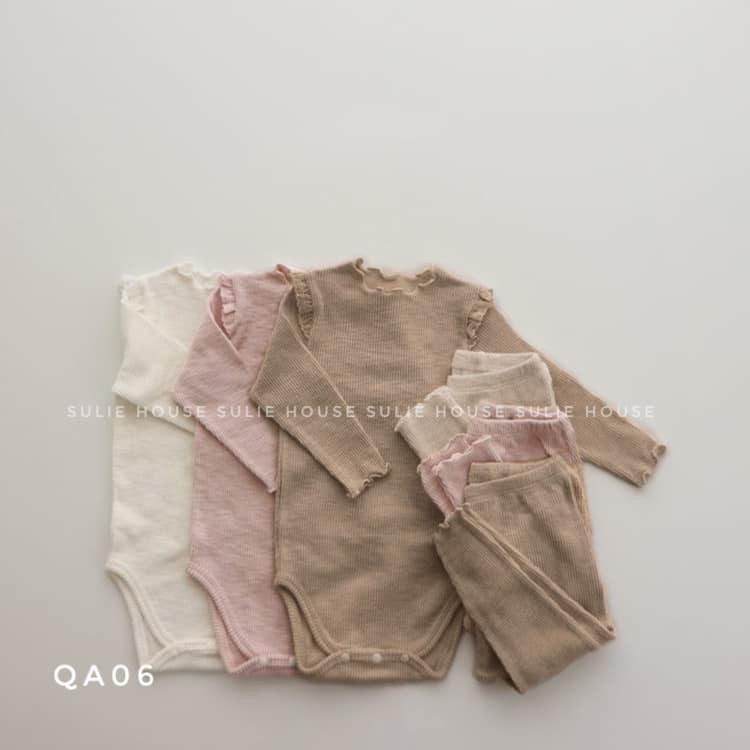 Set bộ body 3 chi tiết thu đông cho bé - QA06