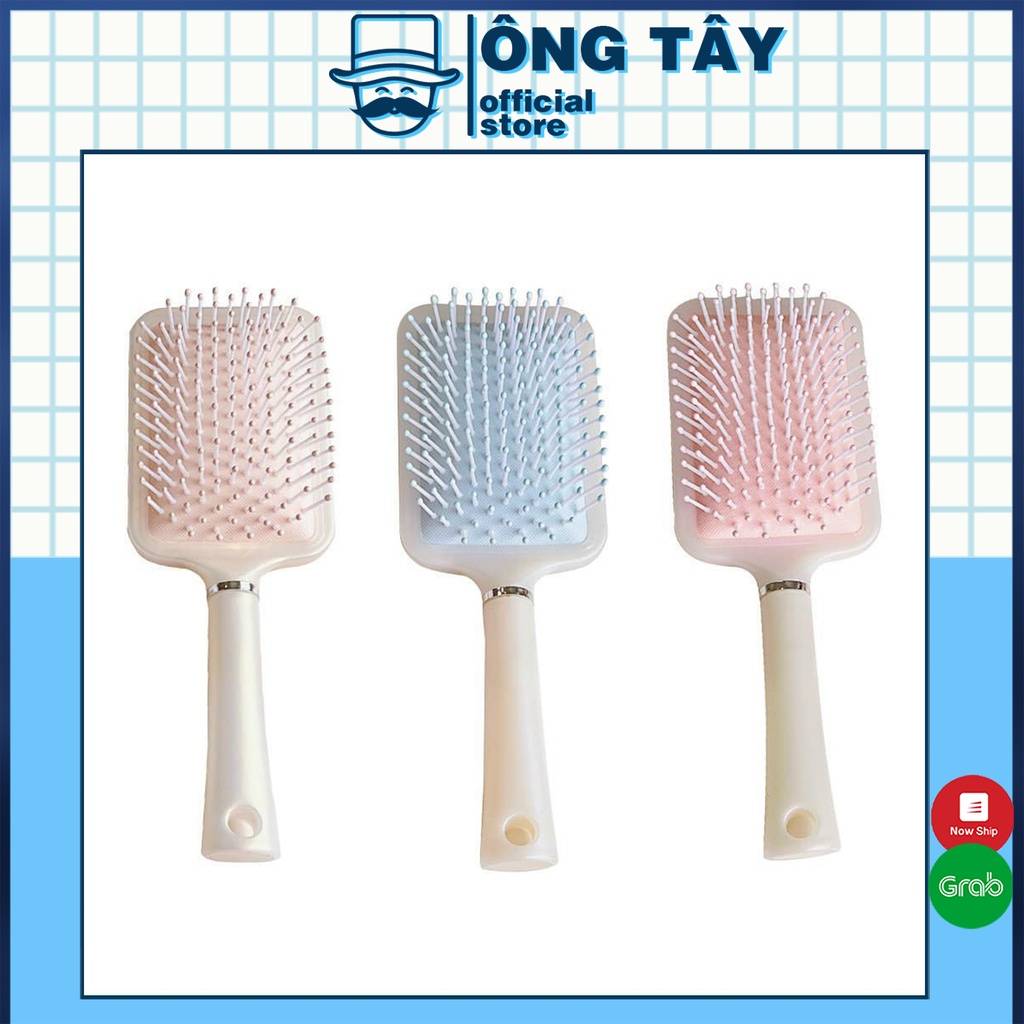 Lược mát xa hình vuông có túi khí răng lược chống tĩnh điện