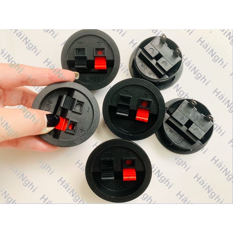 Trạm Loa Kẹp Dây 2 Chấu Loại Tròn / Vuông Lõi Tròn Và Dẹp