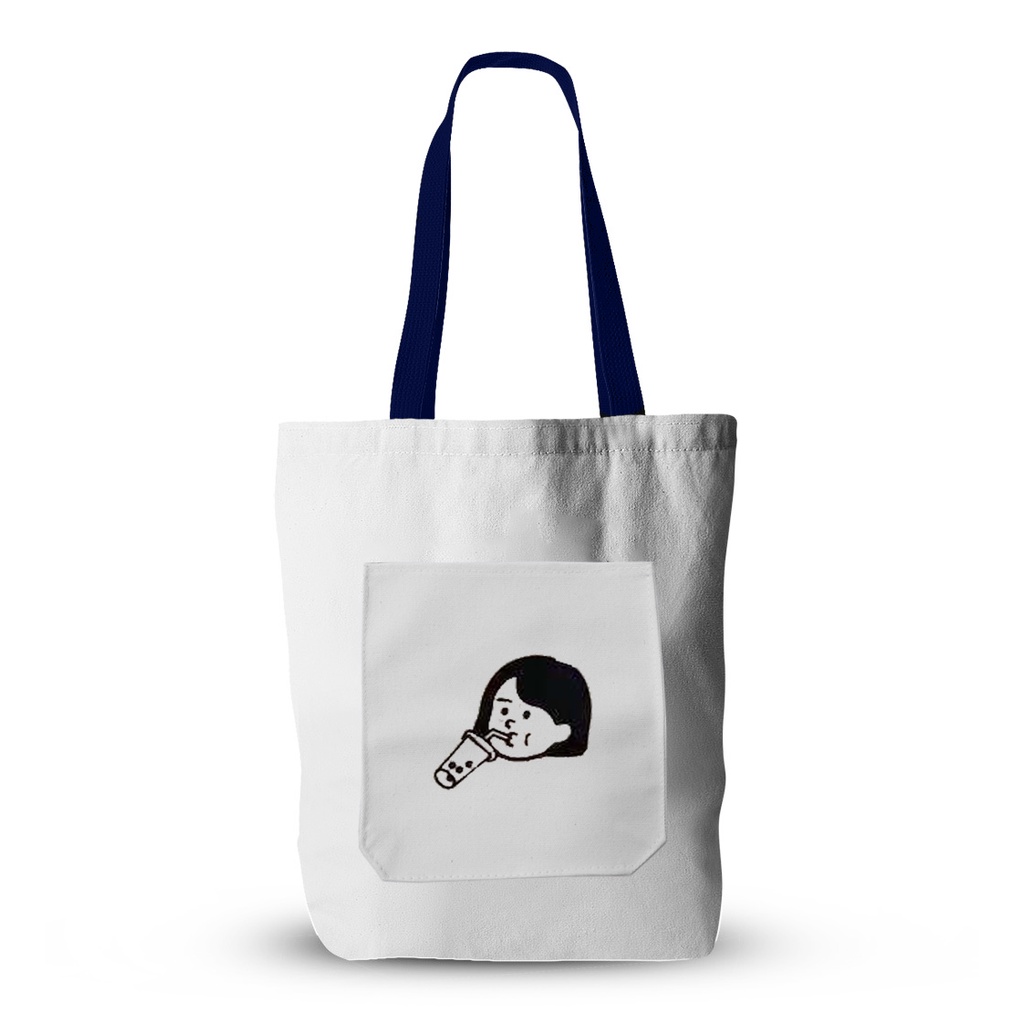 Túi Vải Đeo Vai Cao Cấp Ngăn Ngoài XinhStore Vải Canvas