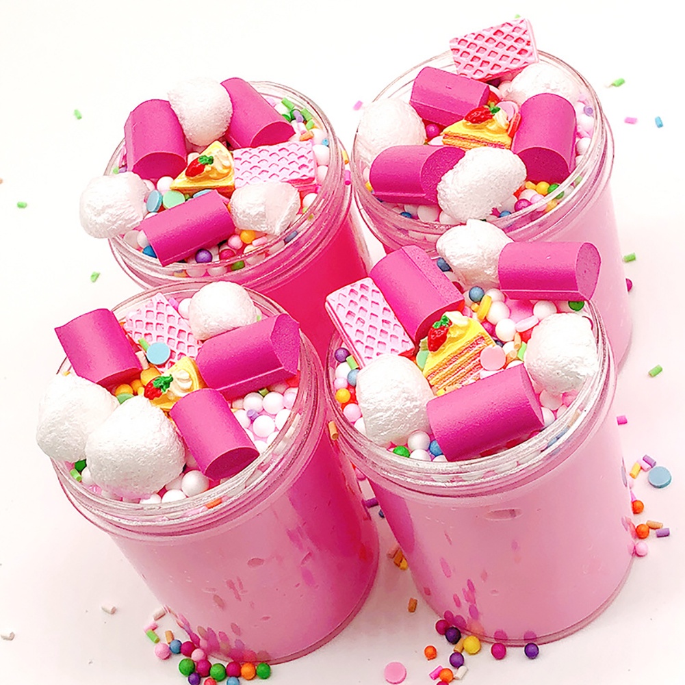 Đồ chơi slime dẻo ma thuật trộn hạt nhiều màu sắc vui nhộn đáng yêu dành cho bé