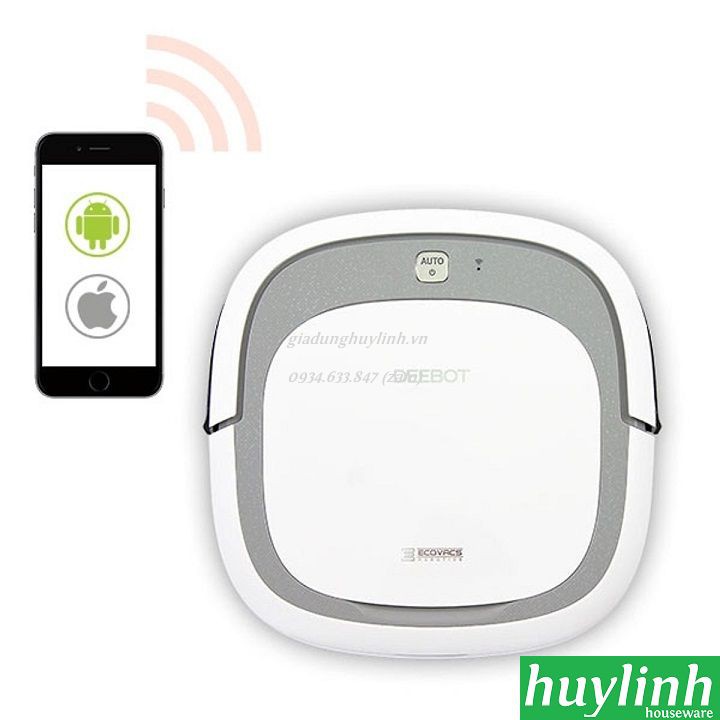 Freeship Robot hút bụi lau nhà Ecovacs Deebot Slim 2 - Chính hãng